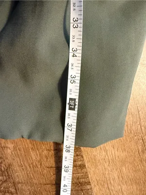 New BANANA REPUBLIC Trench Coat Olive Green Length 38 inches Size L Large Tie thumbnail 10