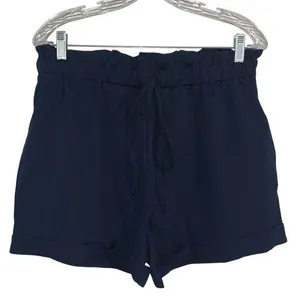 Unbranded navy blue women’s short size XL measurements in description & picture thumbnail 1