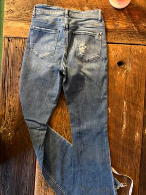 Vervet Flying Monkey Flare Jeans Distressed thumbnail 3