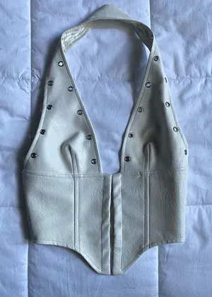 Princess Polly Palladia Pu Jordy Corset White size 0 thumbnail 1