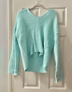 Free People Mint Sweater! thumbnail 1