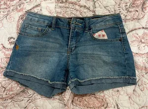 Lucky brand 12 Riley Denim Blue Women's Shorts thumbnail 1