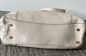Coach Chalk White Pebbled Leather Lenox Satchel F59325 thumbnail 13