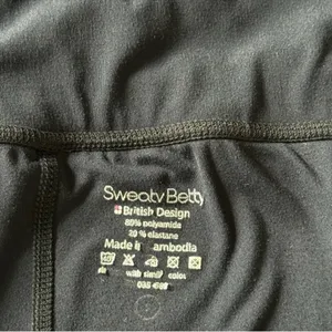 🍁 Sweaty Betty Maternity Cropped Leggings Ruched Ankle‎ Tight Black Small thumbnail 9
