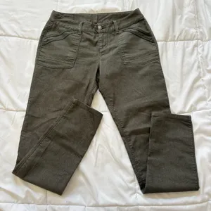 Marmot Mid Rise Skinny Jeans‎ Green Womens 6 Outdoor Hiking Causal Quiet Luxury thumbnail 1
