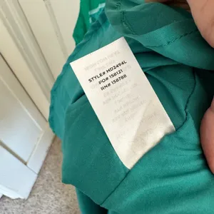 Lulus green tie back midi dress size large. thumbnail 8