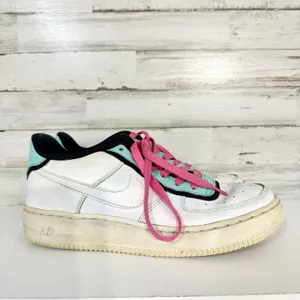 Nike Youth Air Force 1‎ LV8 White Running Shoes Sneakers Size 6Y/7.5W BV1084-100 thumbnail 3