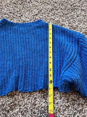 Altar’d State Chenille Cropped Sweater thumbnail 6