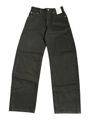 Madewell women’s The Balloon Jean rigid denim barrel leg black Size 26 NWT thumbnail 5