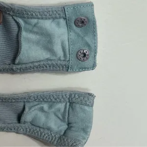 Free People Women's Byron Ribbed Bodysuit‎ in Foggy Seaglass Blue Size Small thumbnail 8