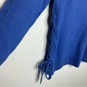 C‎ by Bloomingdale’s cashmere sweater periwinkle blue size medium thumbnail 2
