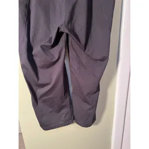 Baleaf Women's Size Large Cropped Wide Leg Leggings Side Pockets Black High Rise thumbnail 7