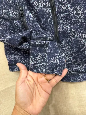 lululemon athletica Navy Speckle Full-Zip Utility Jacket thumbnail 5
