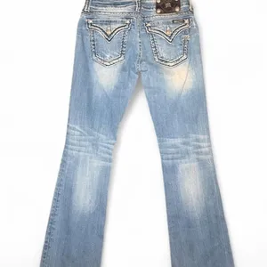 Miss Me Jeans Size 27 Low Rise Bootcut J55014B32Y Y2K Western Flap Pocket thumbnail 4