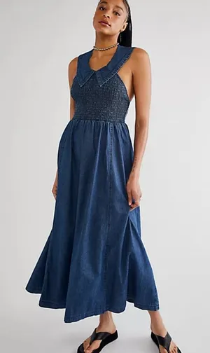 Free people Bambi Girl Midi Dress Size XS thumbnail 1