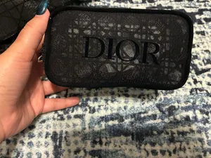 Christian Dior Black Tote Bag and Makeup Bag thumbnail 6