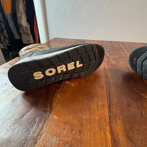 Sorel Whitney II Short Lace Boots Elk Black Waterproof Insulated US 6 NY3903-287 thumbnail 4
