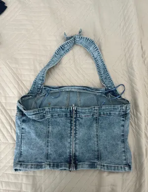 Jean Halter Corset Blue Size L thumbnail 2