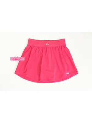 Alo Match Point Tennis Skirt Pink Fuchsia Hot Yoga Exercise Sports Shorts Skort thumbnail 8