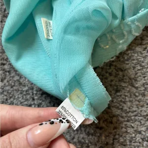 Euro Beaded Tank Top Blue Size M thumbnail 5