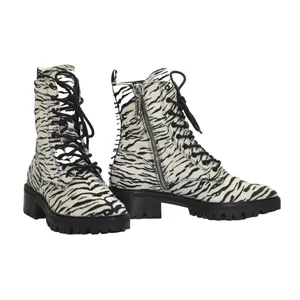 Dolce Vita Zebra Print Lace-Up Ankle Boots Women’s 7.5 thumbnail 2