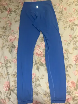 Women's Lululemon High-Rise Align Blue Willow Leggings thumbnail 2
