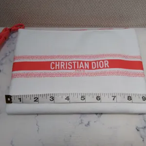 Christian Dior Terry Fabric Clutch Pouch Wristlet New No Tag thumbnail 7