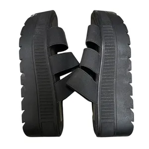 STEVE MADDEN Calvina Black Three Straps Platform Sandal thumbnail 3