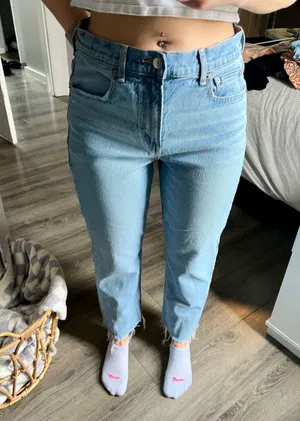 American Eagle Raw Hem Jeans thumbnail 1