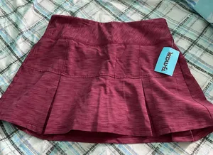 magenta tennis skirt thumbnail 1