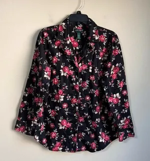 Ralph Lauren medium floral‎  blouse thumbnail 1