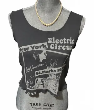 Brandy Melville Graphic Crop Top with New York Print thumbnail 1