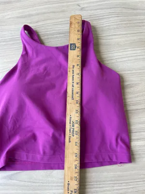 Athleta Fuchsia Racerback Crop Tank thumbnail 5