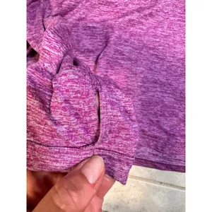 Nike Womens Dri-FIT Element Half Zip Running Top 2 Pack Purple/ Orangered S thumbnail 5