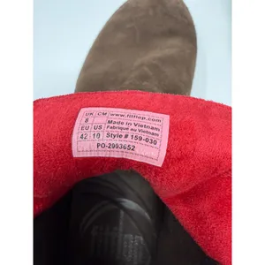 FitFlop Mukluk Short Suede Boots Brown Buckle Microwobbleboard 159-030 Womens 10 thumbnail 6