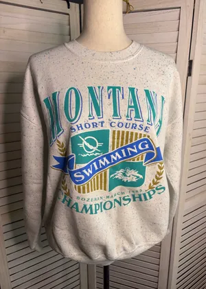 Vintage Jerzees Sweatshirt Montana Sport Club thumbnail 1