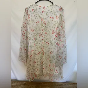 Area Stars Arya Floral Bell‎ Sleeve Dress Size Large thumbnail 9