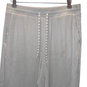 Land’s End Women's Light Green Ribbed Intimate Set Robe & Pants Pajama thumbnail 6