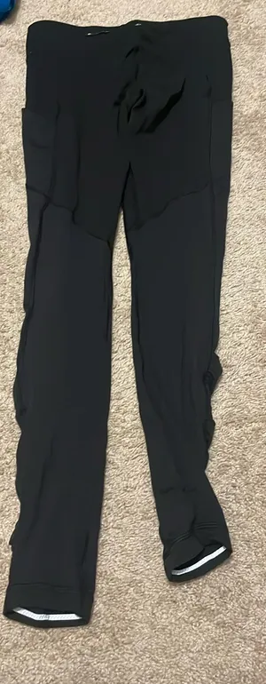 Lululemon black leggings with pockets thumbnail 4