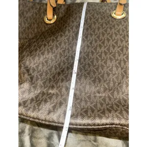 Michael Kors‎ Jet Set Travel Large Mk Signature Logo Tote Handbag Brown 30S11T4B thumbnail 13