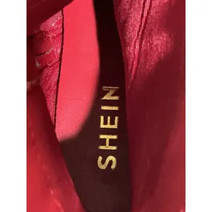 Woman’s Shein Rapid 01 Size 7 Red Pointed Toe Side Zip Chunky Heel Ankle Bootie thumbnail 9