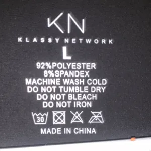 KN Klassy Network Large Black Ribbed Bram Bodysuit Snap-Button thumbnail 7