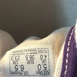 Vans off the wall Purple Shoes Size 5 Men. 6.5 Women thumbnail 6