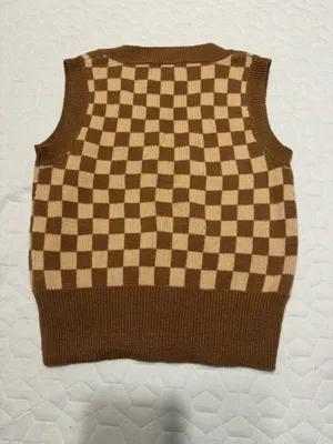 Sweater Vest Brown Size M thumbnail 2