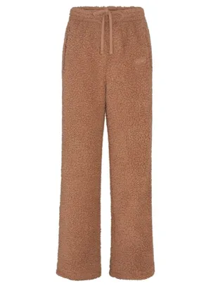 SKIMS Teddy Sherpa Wide Leg Lounge Track Pants Medium thumbnail 1