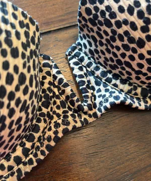 Leopard Print Bikini Top Shade & Shore thumbnail 2