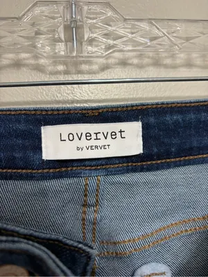 Lovervet by Vervet Mid Rise Double Cuffed Hem Barrel Leg Jeans - Size 29 thumbnail 5