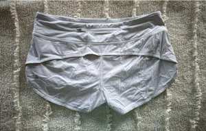 Lululemon Shorts Speed Up 2.5" White thumbnail 2