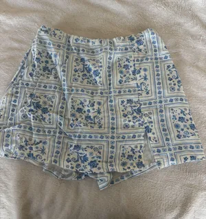 Altar'd State Blue and White Mini Skirt thumbnail 1