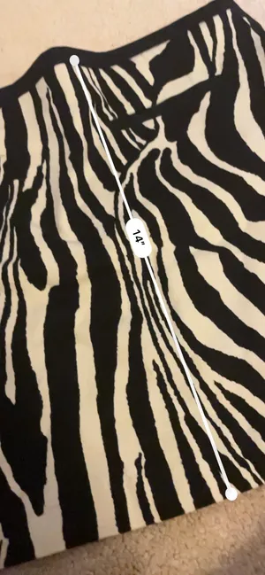 H&M Zebra Print Mini Skirt thumbnail 5